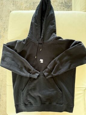 Soulland Meets Snoopy Peanuts Edition Black Heavyweight Hoodie with Crew on Back